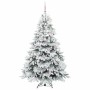Árbol de Navidad artificial con 300 LED Verde 180 cm PE y PVC