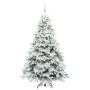 Árbol de Navidad artificial con 300 LED Verde 180 cm PE y PVC