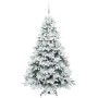 Árbol de Navidad artificial con 300 LED Verde 180 cm PE y PVC