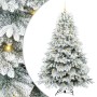Árbol de Navidad artificial con 300 LED Verde 180 cm PE y PVC