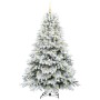 Árbol de Navidad artificial con 300 LED Verde 180 cm PE y PVC
