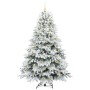 Árbol de Navidad artificial con 300 LED Verde 180 cm PE y PVC