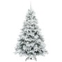 Árbol de Navidad artificial con 300 LED Verde 180 cm PE y PVC