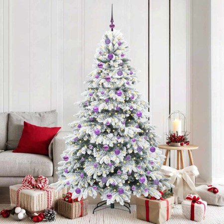 Árbol de Navidad artificial con 300 LED Verde 180 cm PE y PVC