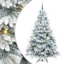 Árbol de Navidad artificial con 300 LED Verde 180 cm PE y PVC