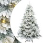 Árbol de Navidad artificial con 300 LED Verde 210 cm PE y PVC