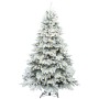 Árbol de Navidad artificial con 300 LED Verde 210 cm PE y PVC