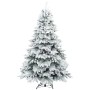 Árbol de Navidad artificial con 300 LED Verde 210 cm PE y PVC