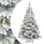 Árbol de Navidad artificial con 300 LED Verde 210 cm PE y PVC