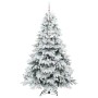 Árbol de Navidad artificial con 300 LED Verde 210 cm PE y PVC