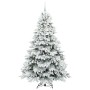 Árbol de Navidad artificial con 300 LED Verde 210 cm PE y PVC