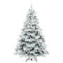 Árbol de Navidad artificial con 300 LED Verde 210 cm PE y PVC