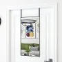 Black glass and aluminum door mirror 40x80 cm by vidaXL, Mirrors - Ref: Foro24-327407, Price: 31,36 €, Discount: %