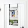 Türspiegel aus schwarzem Glas und Aluminium, 40 x 80 cm von vidaXL, Spiegel - Ref: Foro24-327407, Preis: 36,31 €, Rabatt: %
