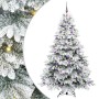 Árbol de Navidad artificial con 300 LED Verde 210 cm PE y PVC