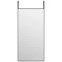 Türspiegel aus schwarzem Glas und Aluminium, 40 x 80 cm von vidaXL, Spiegel - Ref: Foro24-327407, Preis: 36,31 €, Rabatt: %