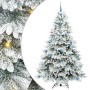 Árbol de Navidad artificial con 300 LED Verde 210 cm PE y PVC