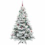 Árbol de Navidad artificial con 300 LED Verde 210 cm PE y PVC