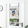 Espejo de puerta cristal y aluminio negro 50x100 cm de vidaXL, Espejos - Ref: Foro24-327411, Precio: 56,47 €, Descuento: %