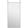 Türspiegel aus schwarzem Glas und Aluminium, 50 x 100 cm von vidaXL, Spiegel - Ref: Foro24-327411, Preis: 57,45 €, Rabatt: %