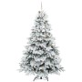 Árbol de Navidad artificial con 300 LED Verde 240 cm PE y PVC
