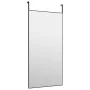 Espejo de puerta cristal y aluminio negro 50x100 cm de vidaXL, Espejos - Ref: Foro24-327411, Precio: 56,47 €, Descuento: %
