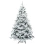 Árbol de Navidad artificial con 300 LED Verde 240 cm PE y PVC