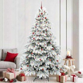 Árbol de Navidad artificial con 300 LED Verde 240 cm PE y PVC