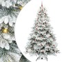 Árbol de Navidad artificial con 300 LED Verde 240 cm PE y PVC