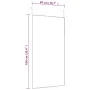 Espejo de puerta cristal y aluminio negro 50x100 cm de vidaXL, Espejos - Ref: Foro24-327411, Precio: 56,47 €, Descuento: %