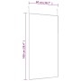 Türspiegel aus schwarzem Glas und Aluminium, 50 x 100 cm von vidaXL, Spiegel - Ref: Foro24-327411, Preis: 57,45 €, Rabatt: %