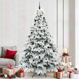 Árbol de Navidad artificial con 300 LED Verde 240 cm PE y PVC