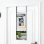 Black glass and aluminum door mirror 30x80 cm by vidaXL, Mirrors - Ref: Foro24-327404, Price: 35,38 €, Discount: %