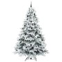 Árbol de Navidad artificial con 300 LED Verde 240 cm PE y PVC