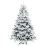 Árbol de Navidad artificial con 300 LED Verde 240 cm PE y PVC