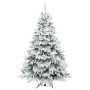 Árbol de Navidad artificial con 300 LED Verde 240 cm PE y PVC
