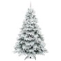 Árbol de Navidad artificial con 300 LED Verde 240 cm PE y PVC