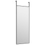 Türspiegel aus schwarzem Glas und Aluminium, 30 x 80 cm von vidaXL, Spiegel - Ref: Foro24-327404, Preis: 36,03 €, Rabatt: %