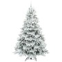 Árbol de Navidad artificial con 300 LED Verde 240 cm PE y PVC