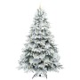 Árbol de Navidad artificial con 300 LED Verde 240 cm PE y PVC