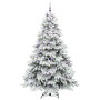 Árbol de Navidad artificial con 300 LED Verde 240 cm PE y PVC