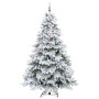 Árbol de Navidad artificial con 300 LED Verde 240 cm PE y PVC