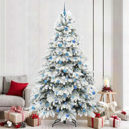Árbol de Navidad artificial con 300 LED Verde 240 cm PE y PVC