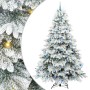 Árbol de Navidad artificial con 300 LED Verde 240 cm PE y PVC