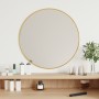 Goldener runder Wandspiegel Ø 50 cm von vidaXL, Spiegel - Ref: Foro24-348181, Preis: 48,17 €, Rabatt: %