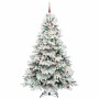 Árbol de Navidad artificial con 300 LED Verde 240 cm PE y PVC