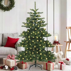 Árbol de Navidad artificial con ramas articuladas 150 cm PVC