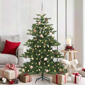 Árbol de Navidad artificial con ramas articuladas 150 cm PVC