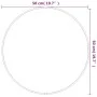Golden round wall mirror Ø 50 cm by vidaXL, Mirrors - Ref: Foro24-348181, Price: 48,15 €, Discount: %