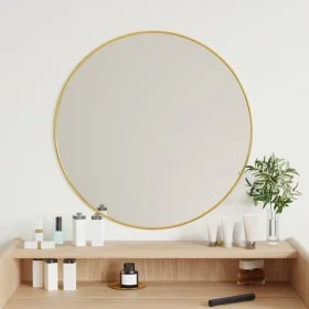 Goldener runder Wandspiegel Ø 60 cm von vidaXL, Spiegel - Ref: Foro24-348182, Preis: 51,03 €, Rabatt: %